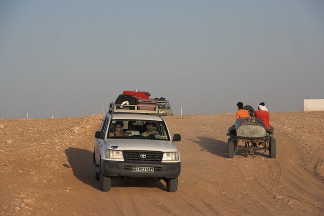 2Days 4x4 safari from Sousse/Hammamet/Tunis, night 100km deep in Sahara desert - Day one begins at El Jem’s Roman amphitheater