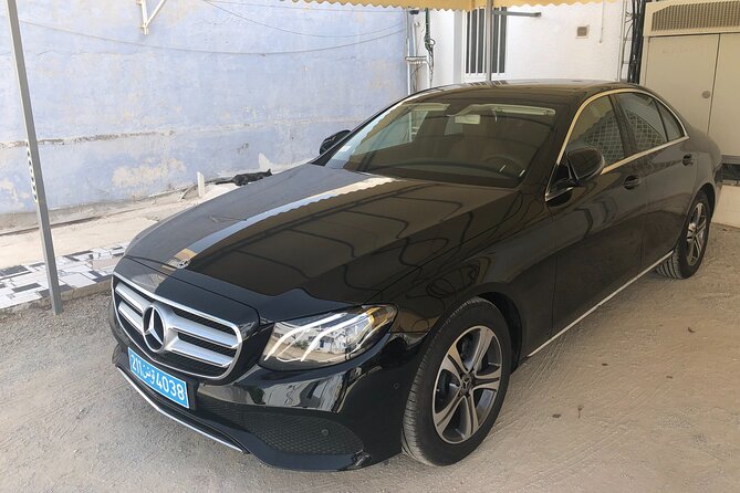 Executive: Transfer Tunis Airport to Hammamet by Mercedes E Class - Meeting your driver at Tunis-Carthage International Airport