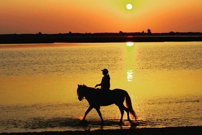 Horseback riding at sunrise 3h - Weather can change the plan