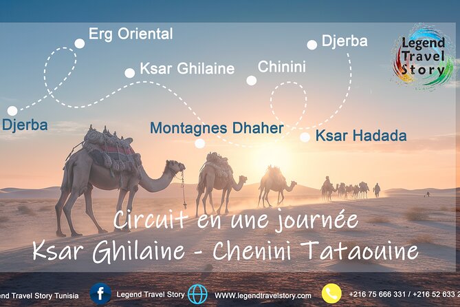 Ksar Ghilaine and Chneni Tataouine 1 day tour in Tunisia - Ksar Ghilane, an oasis beside the Sahara