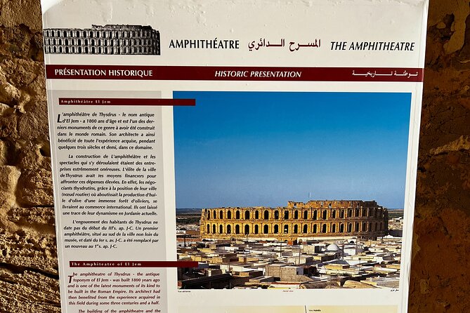 Private Half Day Tour to Roman Coliseum EL JEM from Monastir - Who should book this El Jem tour?
