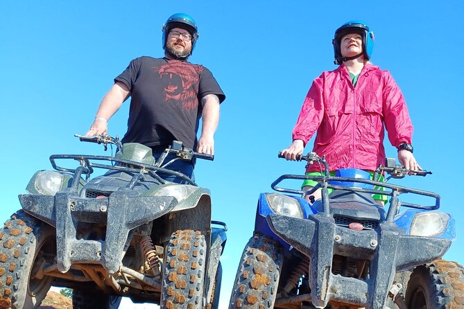 Quad ride on the hills of Hammamet - Getting comfortable on the quad