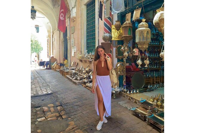VIP Tour: Tunis Medina/Bardo, Sidi Bou Said, Carthage |PICKUP ALL - Lunch, shopping, and small practical details